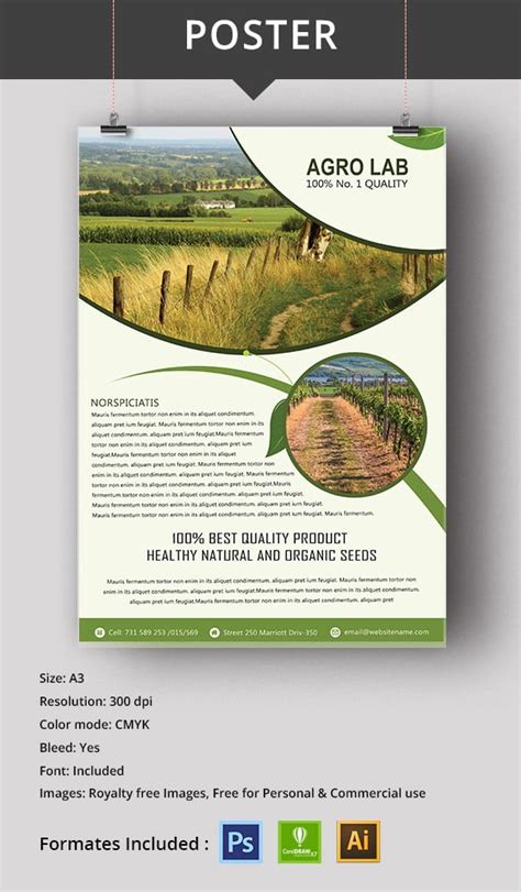 71+ Free Templates for 'Agriculture poster' .